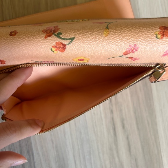 Coach Pink Floral Clutch - Picture 5 of 8